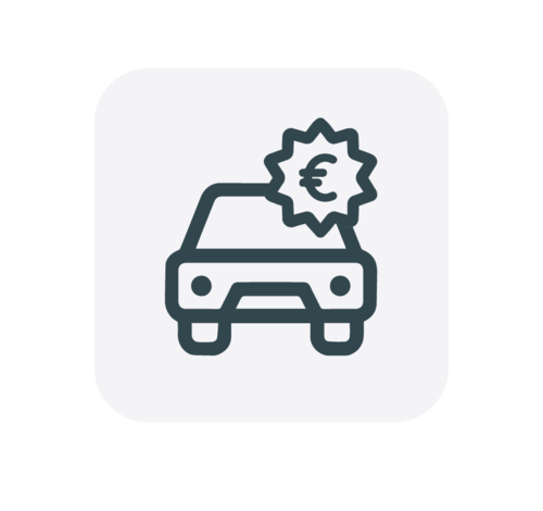 Vor Ort Fahrzeug bewerten lassen und zum Bestpreis verkaufen Das Icon steht für das Bewerten vor Ort, um das Auto zu einem fairen Preis zu verkaufen.